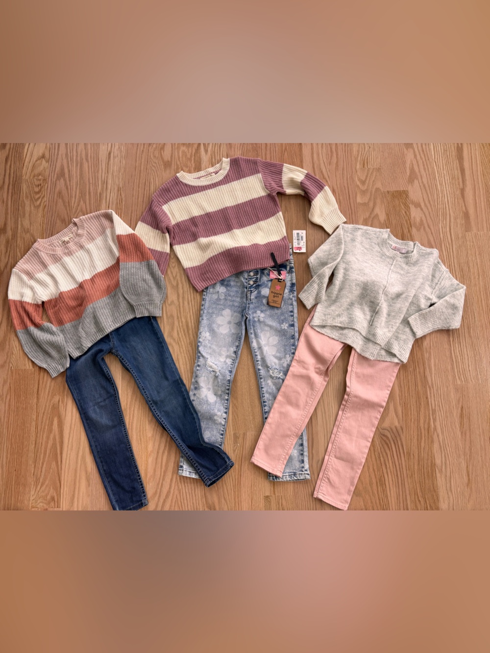 Copper Key Girls Pink Stretch Leggings